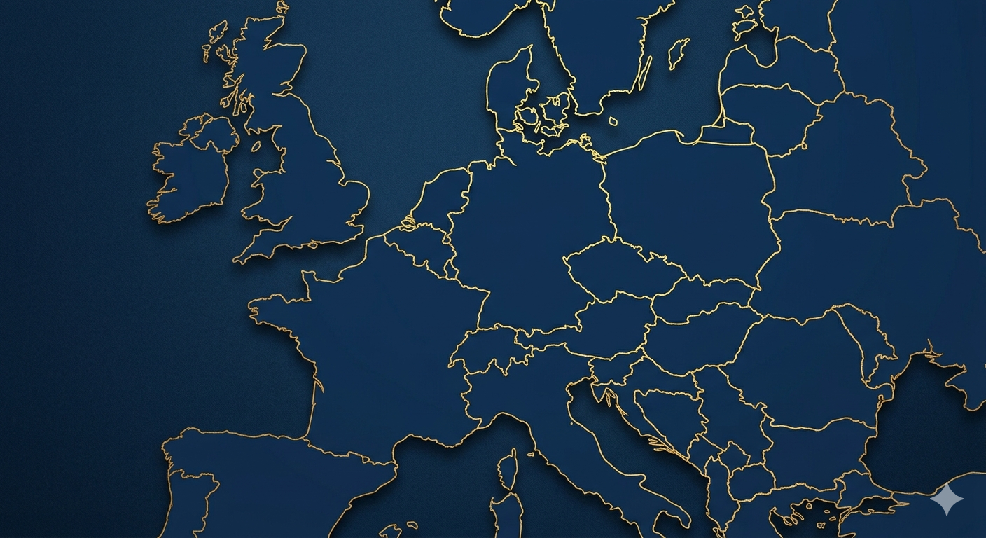 Mapa de Europa - Red de rutas Gonzolitrans